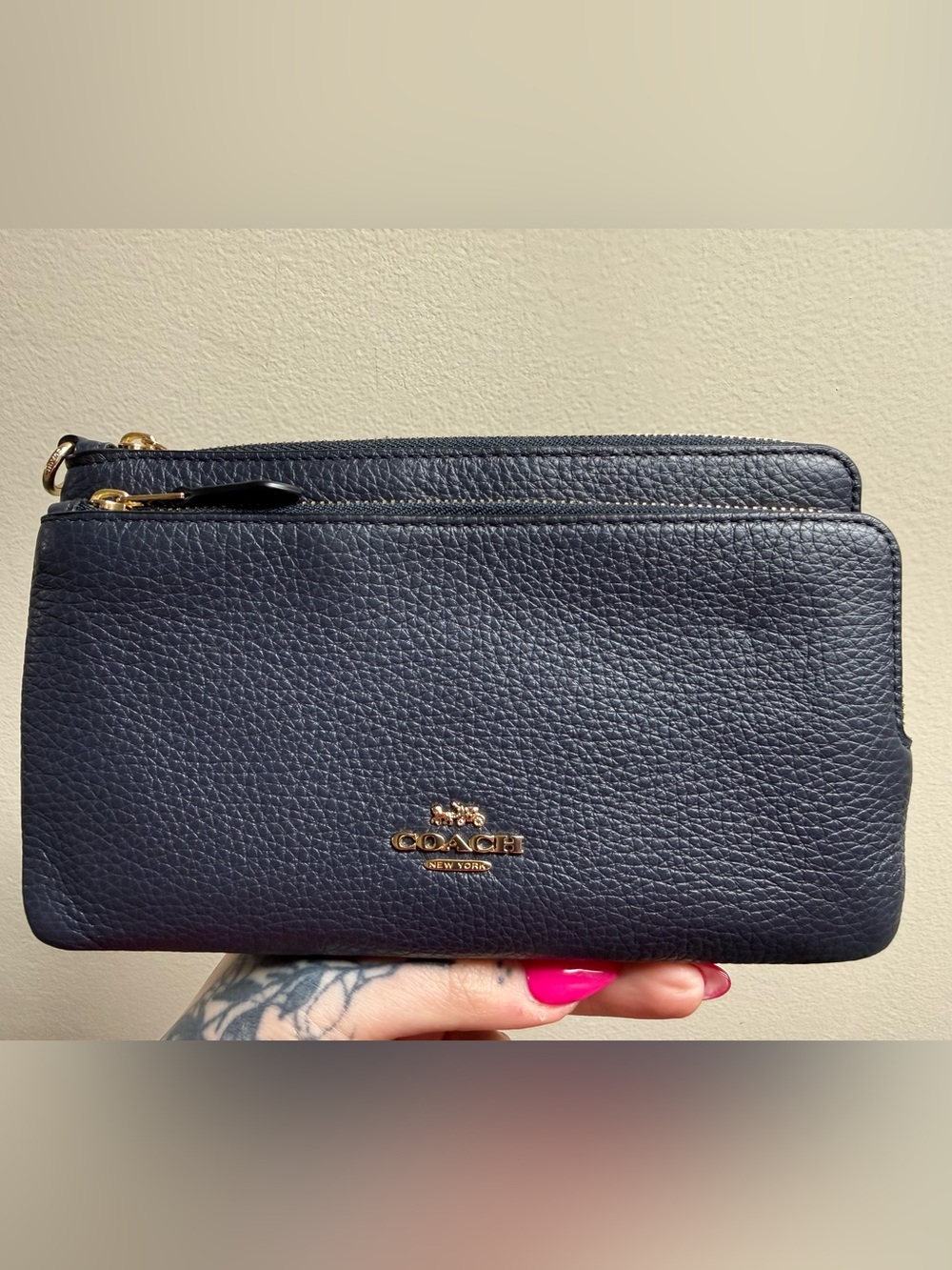 Coach Double Zip Wallet